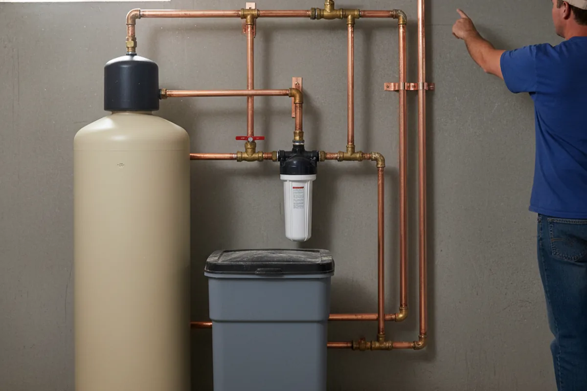 Whole-house water treatment system installed in Cologne